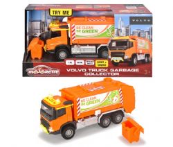 MAJORETTE - VOLVO CAMION À ORDURES SONS ET LUMIÈRES